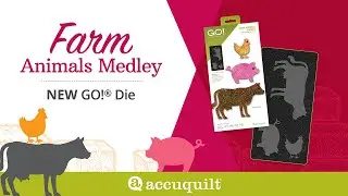Cut Fabric for Your Next Farm Animals Quilt Block in Seconds