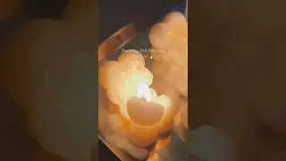 This is why we test 🔥 #candle #candlemaking #testburn #bubblecandle #candlelight