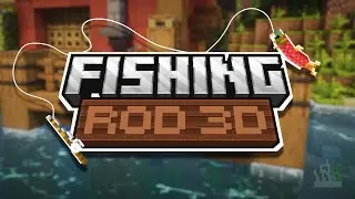 Minecraft Fishing is STILL ALIVE?!  (Resource Pack Fishing Rod 3D Reimagined)