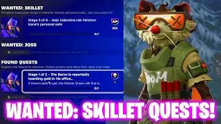 How To Complete Wanted Skillet And Found Quest in Fortnite Chapter 6 - Story Quests Fortnite