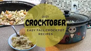 Crocktober || 4 Easy and Delicious DUMP AND GO Crockpot Recipes