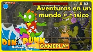 Enfrentando Diversos Desaf&iacute;os con un Dinosaurio | Dinopunk: the Cacops Adventure Gameplay