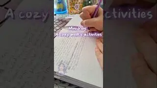 Mini vlog: A cozy week #art #stationery #drawing #gaming #crochet #studioghibli #study #shorts
