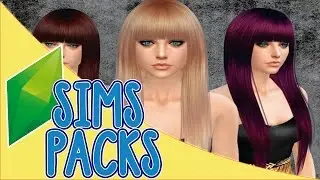 Los sims 4 - Pack de 19 peinados de mujer - Simspack