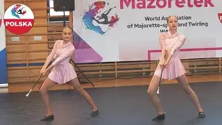 Марта Значко и Нина Сайевич &ndash; SHOCK Хайнувка | Дуэт Кадетки с Батоном | WAMT 2025