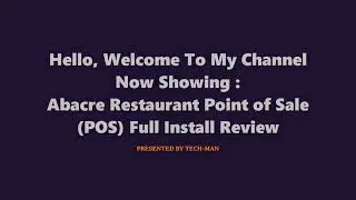 Abacre || Restaurant Point of Sale || POS Software || Full Install Review