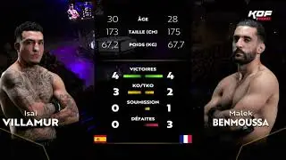 Isai Villamur vs Malek Benmoussa | MMA | KOF12