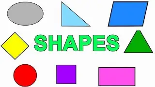 Shapes in English | List of Geometric Shapes | Shapes Vocabulary | Shape Names No 01