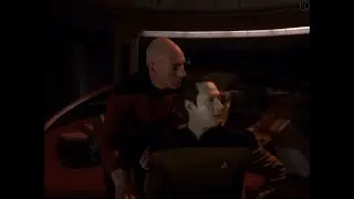 Star Trek : TNG -Picard Provokes a Mutant and Gets  Pounced