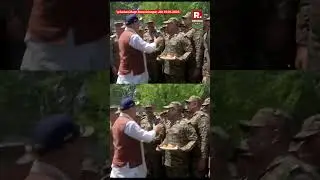 Rajnath Singh Visits Badami Bagh Cantonment in Srinagar | Meets Army Personnel