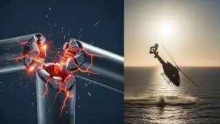 Why This Helicopter Lost Its Main Rotor? 8K Realistic Crash Investigation