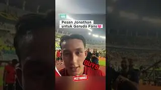 PESAN MILIANO JONATHANS UNTUK GARUDA FANS #timnasindonesia #milianojonathans