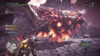 Taroth Assault Glutton vs. Tempered Bazelgeuse | Monster Hunter World