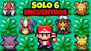 POKÉMON pero SOLO tengo 6 ENCUENTROS RANDOM