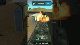 Real Gangster Crime(US Army Tank Fight  with Car Robot #shorts #short