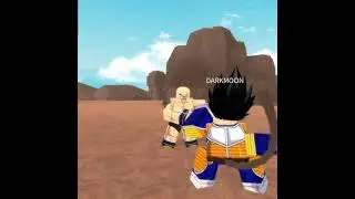 Vegeta Kills Nappa Roblox DBZ Recreation