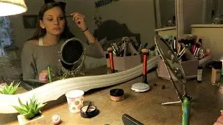Candid ASMR - Makeup Application (No Talking)