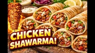 Ultimate Chicken Shawarma Wrap 😍 | Easy & Tasty  Food