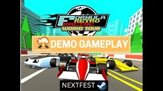 ** FORMULA RETRO RACING WORLD TOUR **   &brvbar; PC STEAM DEMO &brvbar; Arcade Retro Formula 1 Racing.