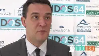Nicolas Patriarche , Pr&eacute;sident de Num&eacute;rique 64 , EIDOS 64 2017