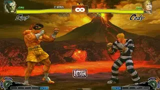 SAGAT VS CODY  | CPU VS CPU Ultra Street Fighter IV  (Hardest AI)