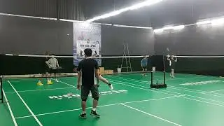 Thanh - Long Vs CBS - Huy. 140126. Cầu lông giải trí, rèn luyện sức khỏe