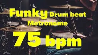 75 bpm funky drumbeat metronome 01