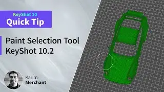 KeyShot Quick Tip - Split Object Paint Selection Tool