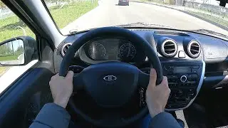 2018 LADA GRANTA АКПП POV TEST DRIVE