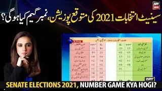 What will be the expected position, number game of Senate elections 2021?