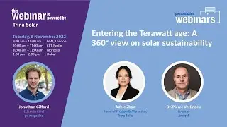 pv magazine Webinar | Entering the Terawatt age: A 360&deg; view on solar sustainability