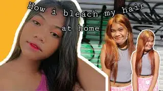 HOW I BLEACH MY HAIR AT HOME VERY EASY ( DIY BLEACHING HAIR)