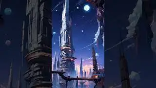 City in Space/ Cyberpunk 2077 
