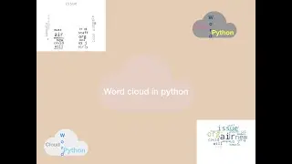 Create Word Cloud in python