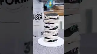 It&rsquo;s scary how easy it was to make a Mummy a cake with our 3-inch Frost Form Kit! www.frostform.com