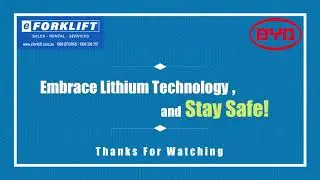 BYD Lithium forklifts know how to keep safe social distance!