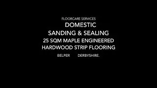PRE-SEAL & WATERTHANE SUPER 100 Maple Engineered Hardwood Floor Refinishing - Moor Floor Finishes