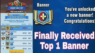Banner Recive Round Table Cup Tournament Top Player Bowling Crew &mdash; 3D bowling game