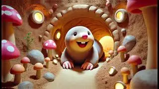 Mole Mino and the Underground Adventure | Bedtime Story for Kids