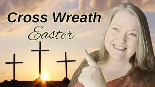 Beautiful Cross Wreath for Easter ~ Elevate your Easter decorations with a stunning Cross Wreath