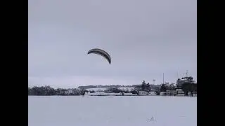 Snowkiting 1.1.2026 