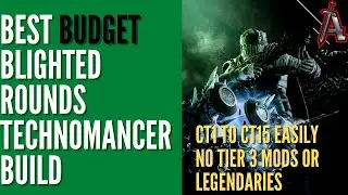 BUDGET Blighted Rounds Technomancer Build CT1 to CT15 - NO legendaries or T3 mods | Outriders Guide