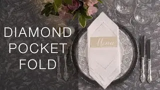 Diamond Pocket - Napkin Folding Tutorial | Party Rental Ltd.