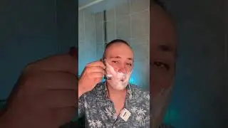 🔥ВОЛШЕБНОЕ АСМР БРИТЬЁ. Parker SoloEdge. Wilkinson Sword. NOD Cubana. Cuba gold original  #shorts