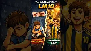 The Untold Journey of Lionel Messi | From Struggle to World Cup Glory #messi #messifans