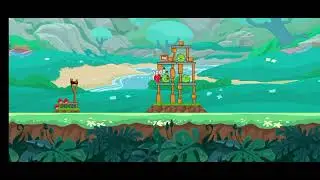 ANGRY BIRD Android Game Level 1 