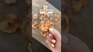 Homemade easy baked apple chips for a different lunchbox snack