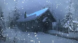 LIVE SNOWSTORM: BRUTAL ALASKAN WINTER with EXTREME COLD and blizzard for sleeping. WINTER STORM 2025