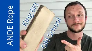 King 6000 Grit Stone VS 40 mm ANDE Rope | Knife Edge Test