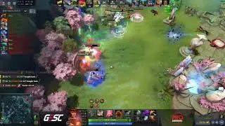 Dota 2 - GESC 2018 - NAVI vs Fnatic - Crystallize Naix tanks 5 man